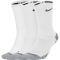 3er Pack NIKE Everyday Max Cushioned Trainingssocken Crew white/wolf grey/black 46-50