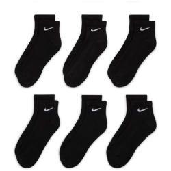 6er Pack NIKE Everyday Cushioned Ankle Trainingssocken black/white 34-38