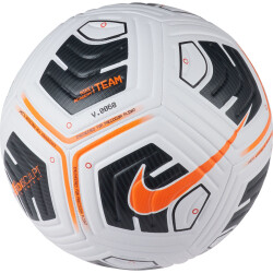 NIKE Academy Fußball white/black/total orange 3