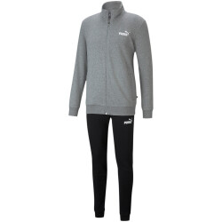 PUMA Clean Terry-Jogginganzug Herren medium gray heather XXL