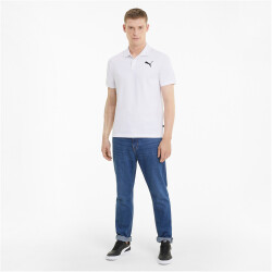 PUMA Essentials Pique Poloshirt PUMA white/cat L