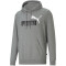 PUMA Ess+ Metallic 2 Col Big Logo Terry-Hoodie medium gray heather L