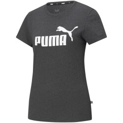 PUMA Essentials Logo T-Shirt Damen 07 - dark gray heather S