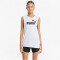 PUMA Essentials Cut Off Logo Training Tanktop Damen 02 - PUMA white L