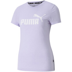 PUMA Essentials Logo Heather T-Shirt Damen light lavender...
