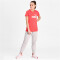PUMA Essentials Logo Heather T-Shirt Damen poppy red heather S
