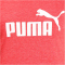 PUMA Essentials Logo Heather T-Shirt Damen poppy red heather S