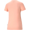 PUMA Essentials Logo Heather T-Shirt Damen apricot blush heather S