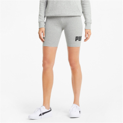 PUMA Essentials 7 Logo Funktionsshorts Damen light gray...