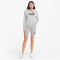 PUMA Essentials 7 Logo Funktionsshorts Damen light gray heather S