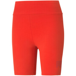 PUMA Essentials 7 Logo Funktionsshorts Damen poppy red S