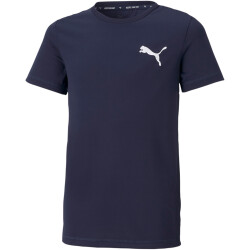 PUMA Active Small Logo T-Shirt Jungen peacoat 128