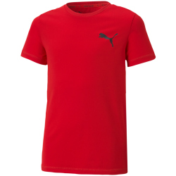 PUMA Active Small Logo T-Shirt Jungen high risk red 176