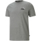 PUMA Ess+ Metallic Embroidery Logo T-Shirt Herren medium gray heather M