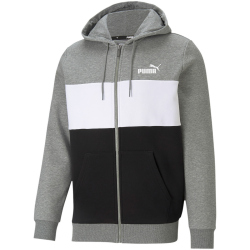 PUMA Ess+ Metallic Colorblock Full-Zip Kapuzenjacke...