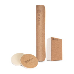 BAHE Eco-Yogi Yoga-Set 4 mm oat & cork