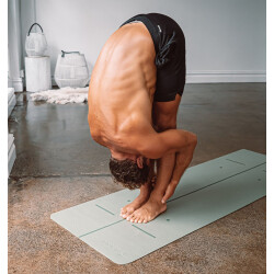 BAHE Essential Yogamatte Alignment 4 mm olivine