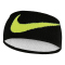 NIKE Seamless Knit Headband wendbar Herren black/light bone/volt