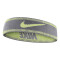 NIKE Sport Headband Herren particle grey/lt lemon