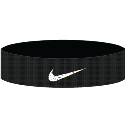NIKE Athletic 8cm breites Stirnband Damen black/black/white