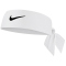 NIKE Dri-FIT Tennis HEAD Tie 4.0 Stirnband white/black