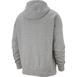 NIKE Sportswear Club Fleece Hoodie 063 - dk grey heather/matte silver/white L
