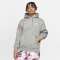 NIKE Sportswear Club Fleece Hoodie 063 - dk grey heather/matte silver/white L