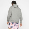 NIKE Sportswear Club Fleece Hoodie 063 - dk grey heather/matte silver/white L