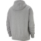 NIKE Sportswear Club Fleece Hoodie 063 - dk grey heather/matte silver/white L