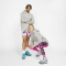 NIKE Sportswear Club Fleece Hoodie 063 - dk grey heather/matte silver/white L