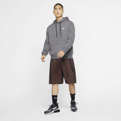 NIKE Sportswear Club Fleece Hoodie charcoal heathr/anthracite/white S