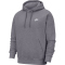 NIKE Sportswear Club Fleece Hoodie charcoal heathr/anthracite/white S