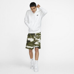 NIKE Sportswear Club Fleece Hoodie white/white/black XS
