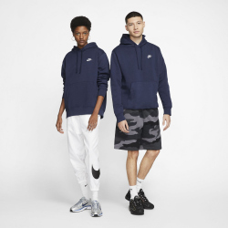 NIKE Sportswear Club Fleece Hoodie 410 - midnight navy/midnight navy/white XS