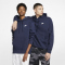 NIKE Sportswear Club Fleece Hoodie 410 - midnight navy/midnight navy/white S