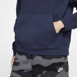 NIKE Sportswear Club Fleece Hoodie 410 - midnight navy/midnight navy/white M