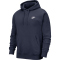 NIKE Sportswear Club Fleece Hoodie 410 - midnight navy/midnight navy/white M