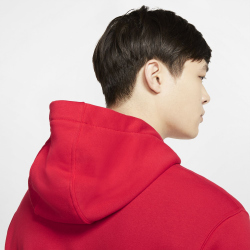 NIKE Sportswear Club Fleece Hoodie 657 - university red/university red/white XS