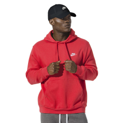 NIKE Sportswear Club Fleece Hoodie 657 - university red/university red/white XXL