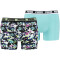 4er Pack PUMA Men Camouflage Boxershorts yellow / blue S