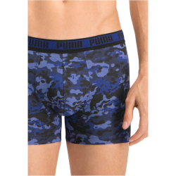 4er Pack PUMA Men Camouflage Boxershorts blue / grey melange S