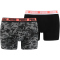 4er Pack PUMA Men Camouflage Boxershorts black / grey melange M