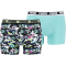8er Pack PUMA Men Camouflage Boxershorts yellow / blue L
