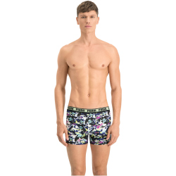 8er Pack PUMA Men Camouflage Boxershorts yellow / blue XL