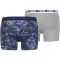 8er Pack PUMA Men Camouflage Boxershorts blue / grey melange L
