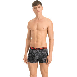 8er Pack PUMA Men Camouflage Boxershorts black / grey melange M