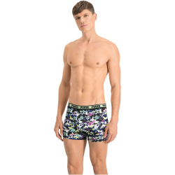 10er Pack PUMA Men Camouflage Boxershorts yellow / blue L