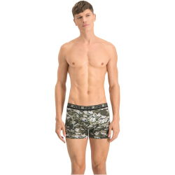 10er Pack PUMA Men Camouflage Boxershorts green combo L