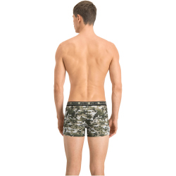 10er Pack PUMA Men Camouflage Boxershorts green combo L
