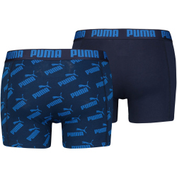 8er Pack PUMA Men All-Over-Print Boxershorts blue S